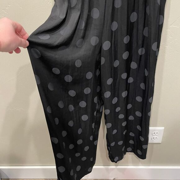 Madewell Wrap-Front Smock-Waist Jumpsuit Dot Jacquard - Size: Medium - Picture 8 of 10